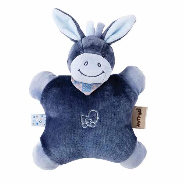 М'яка іграшка-подушка Nattou віслючок Алекс, 24см