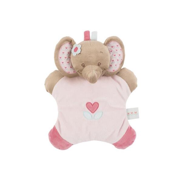 Мягкая игрушка-подушка Nattou слоник Рози, 24см