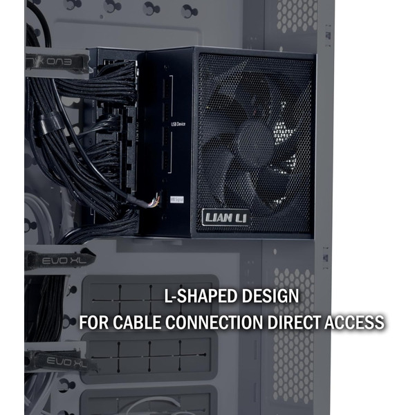 Блок питания Lian Li EDGE1300, 80 Plus Platinum, Black, EU Cord (G9P.EG1300.BE00.EU)