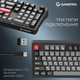 Клавиатура беспроводная GamePro Asgard Drakkar Keychron Super Red Switch Black (MK305BK)