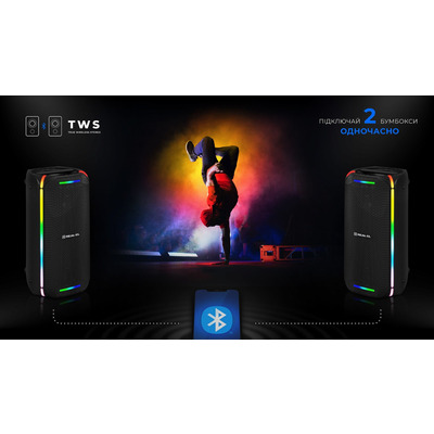 Портативна колонка REAL-EL X-775 Black