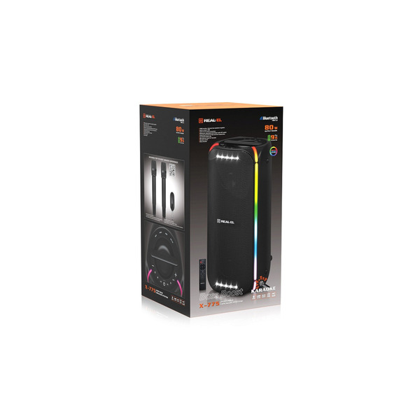 Портативная колонка REAL-EL X-775 Black