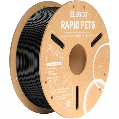Пластик (Filament) ELEGOO RAPID PETG 1кг, 1.75мм, чорний
