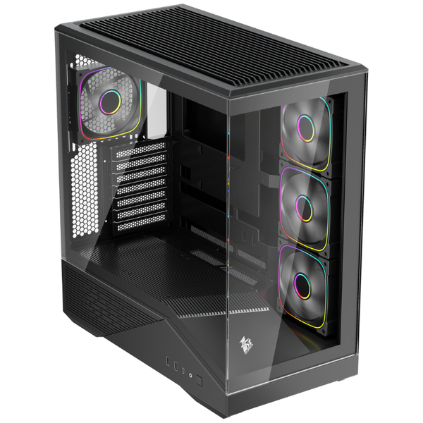 Корпус 1stPlayer GM7-BK-3FN7R-1FN7 Black