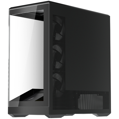 Корпус 1stPlayer GM7-BK-3FN7R-1FN7 Black