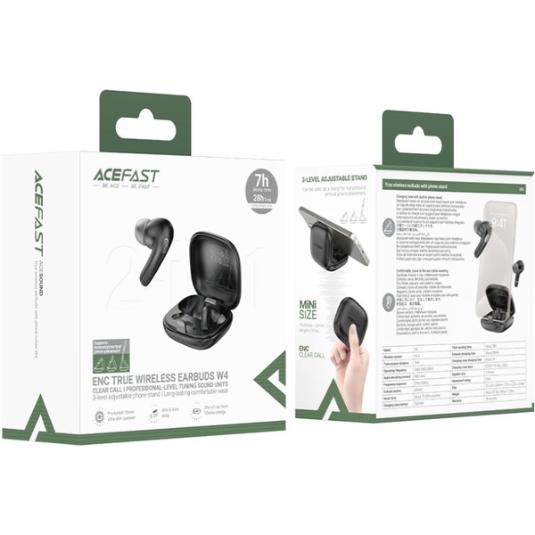 Наушники TWS Acefast W4 black