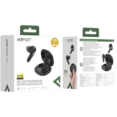 Навушники TWS Acefast W3 ANC black