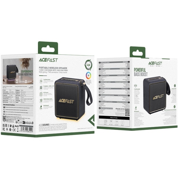 Портативна колонка Acefast K3 Nano Black