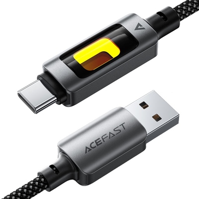 Кабель USB 2.0 AM-Type-C M, 1.2м 60W C21-04 Black Acefast