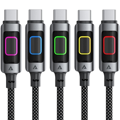 Кабель USB 2.0 AM-Type-C M, 1.2м 60W C21-04 Black Acefast