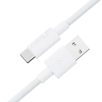 Кабель USB 2.0 AM-Type-C M, 1.2м 3A C18-04 White Acefast