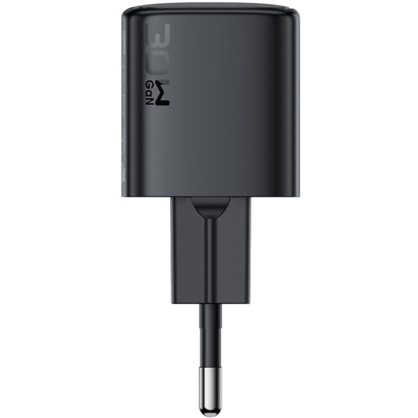 Зарядний пристрій 1xUSB-C 30W Gan A118 Fast Charger black Acefast