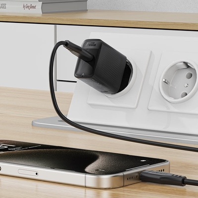 Зарядний пристрій 1xUSB-C 25W Gan A104 Fast Charger black Acefast