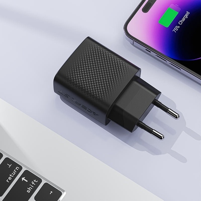 Зарядний пристрій 1xUSB-C 25W Gan A104 Fast Charger black Acefast