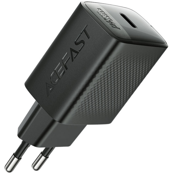 Зарядний пристрій 1xUSB-C 25W Gan A104 Fast Charger black Acefast
