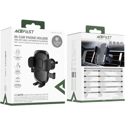 Автомобільне кріплення для смартфона D56 one-key lock Acefast