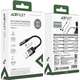 Перехідник USB-A --> 3.5 mm 15cm audio converter J13 Acefast black