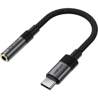 Перехідник USB-C --> 3.5 mm 15cm audio converter J12 Acefast black