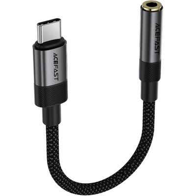 Перехідник USB-C --> 3.5 mm 15cm audio converter J12 Acefast black