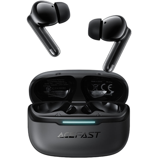 Наушники TWS Acefast W5 hybrid noise reduction black