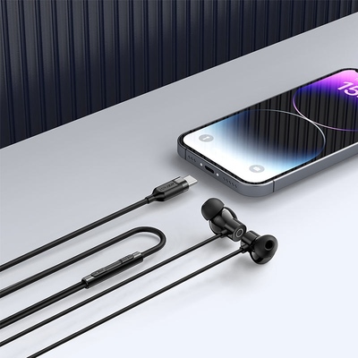 Гарнітура Acefast L10, USB-C, Black