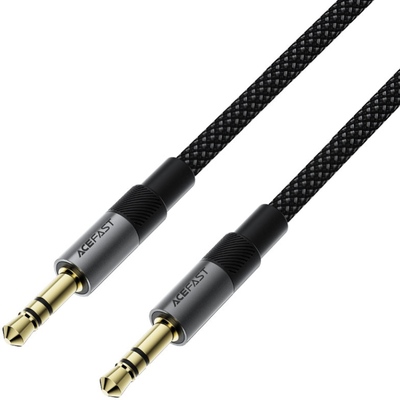 Кабель AUX Audio TRS M/M 1,0 м J10 Black Acefast