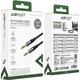 Кабель AUX Audio TRS M/M 1,0 м J10 Black Acefast