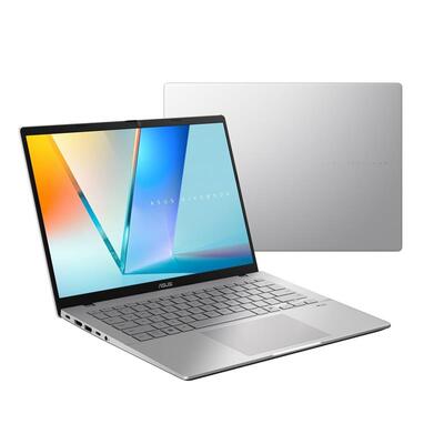 Ноутбук ASUS Vivobook S 14 M3407HA-SF079 14" WUXGA OLED, AMD R5-220, 16GB, F512GB, UMA, NoOS, Сріблястий