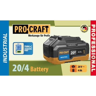 Акумуляторна батарея Procraft Battery20/4 industrial (20В, 4Аг)