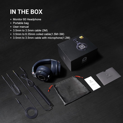 Гарнітура OneOdio Monitor 60, 3,5мм/6,35мм Misty Blue