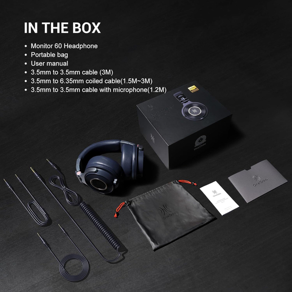 Навушники OneOdio Monitor 60, 3,5мм/6,35мм Misty Blue