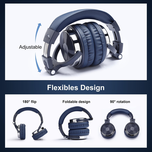 Навушники OneOdio Pro 10, 3,5мм/6,35мм, Deep Blue