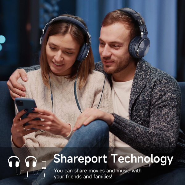 Навушники OneOdio Pro 10, 3,5мм/6,35мм, Deep Blue