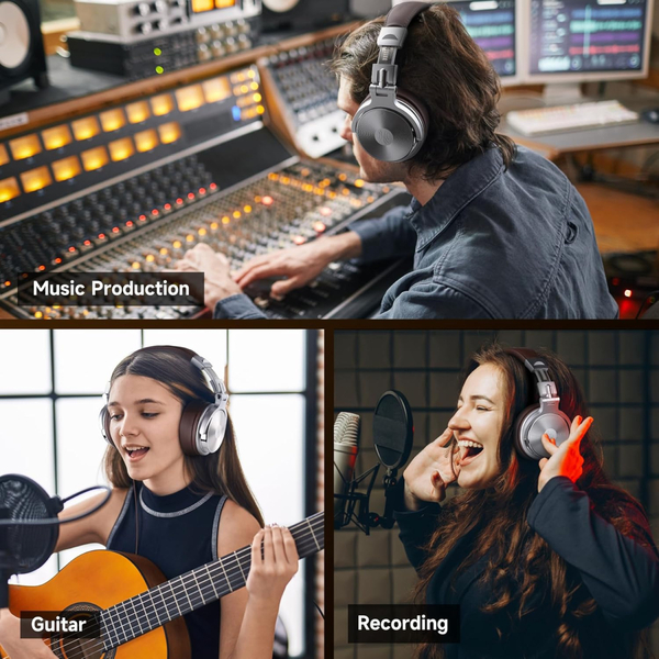 Навушники OneOdio Pro 30, 3,5мм/6,35мм, Silver