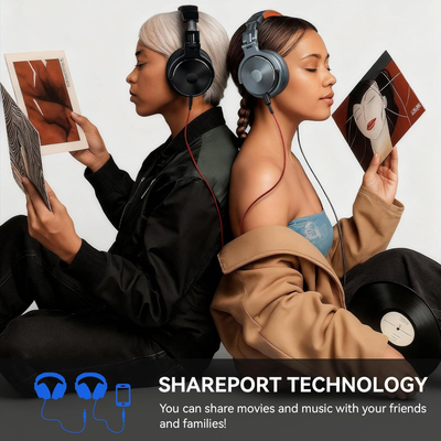 Гарнітура OneOdio Pro 50, 3,5мм/6,35мм, Black