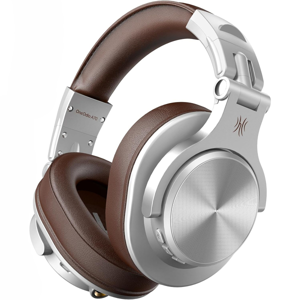 Наушники OneOdio Fusion A70, Bluetooth+3,5 мм/6,35 мм, Silver Brown