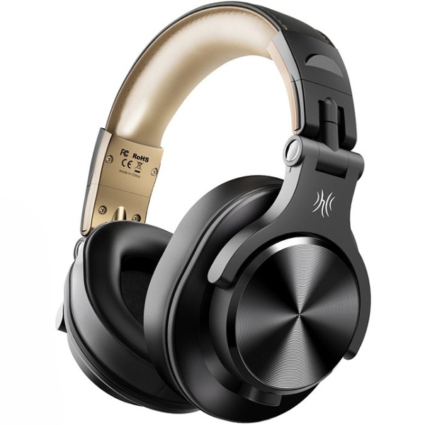 Навушники OneOdio Fusion A70, Bluetooth+3,5мм/6,35мм, Black Gold