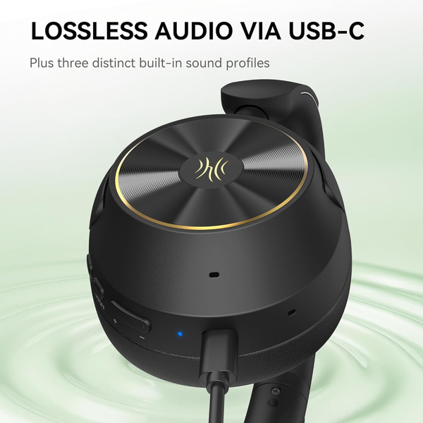 Навушники OneOdio A6, Bluetooth + USB-C, Hybrid ANC, Black