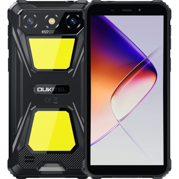 Смартфон Oukitel G5 6 HD+ /4GB/128GB T310 /6300mAh /Ліхтар/13+5Мп/ IP69K/Black