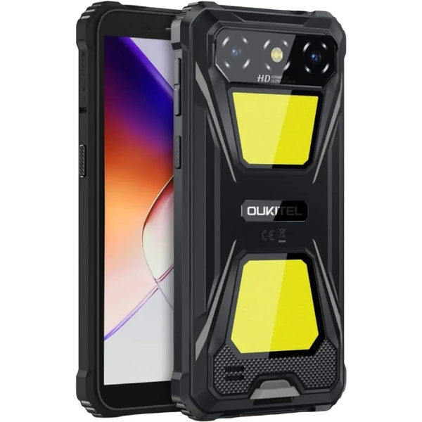 Смартфон Oukitel G5 6 HD+ /4GB/128GB T310 /6300mAh /Ліхтар/13+5Мп/ IP69K/Black