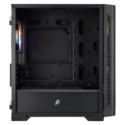Корпус 1stPlayer D4-M-BK-2F1P-1F1 Black