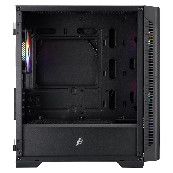 Корпус 1stPlayer D4-M-BK-2F1P-1F1 Black
