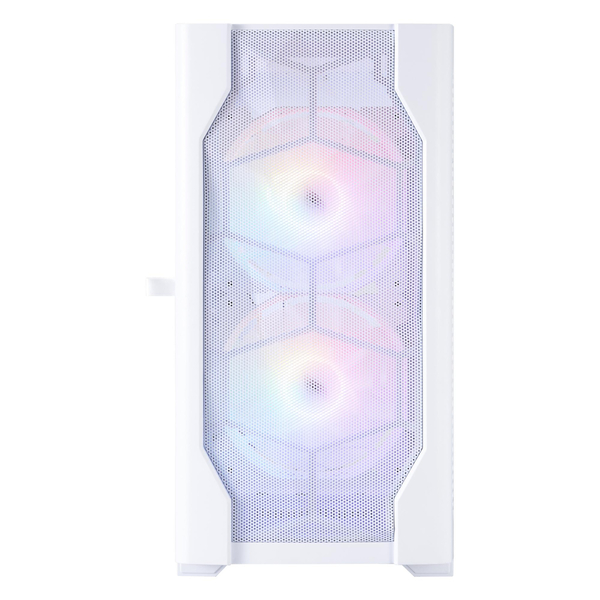 Корпус 1stPlayer D4-M-WH-2F1P-W-1F1-W White