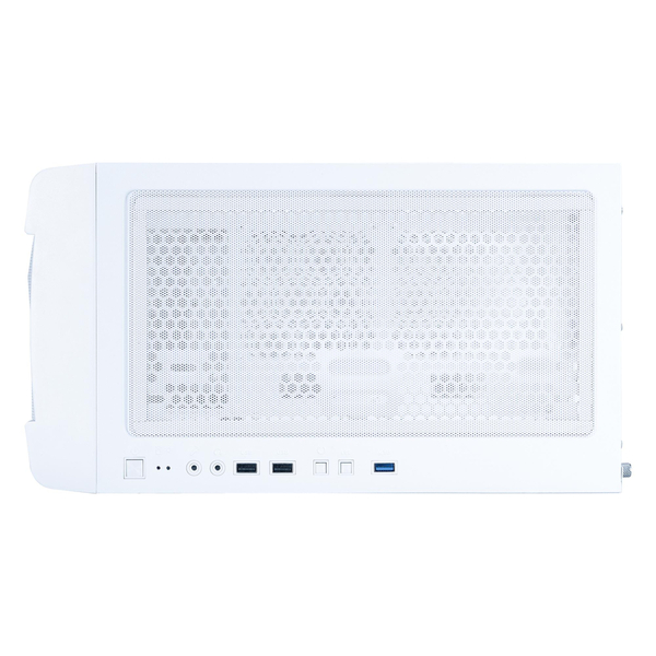 Корпус 1stPlayer D4-M-WH-2F1P-W-1F1-W White