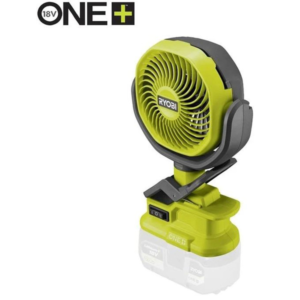 Вентилятор акумуляторний Ryobi ONE+ RCF18-0 18В 3400об/хв 2 швидкості поворотний 0.4кг без АКБ та ЗП