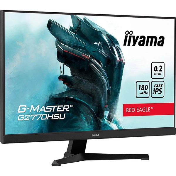 Монитор Iiyama 27" G-Master G2770HSU-B6 IPS Black 180Hz; 1920x1080, 0.2 мс, 300 кд/м2, HDMI, DisplayPort, 4хUSB3.2, динамики 2x2 Вт
