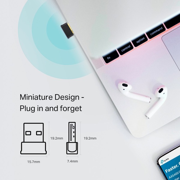 Беспроводной адаптер TP-Link Archer T600UB Nano (AC600, Bluetooth USB-адаптер)