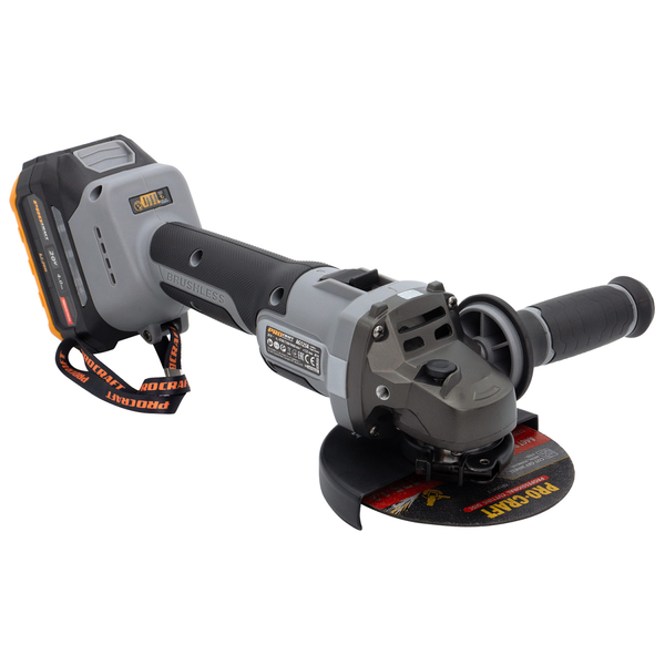 Акумуляторна болгарка Procraft industrial AG125A Сумка (1 акб та зп)