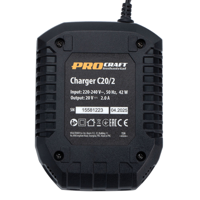 Акумуляторна болгарка Procraft industrial AG125A Сумка (1 акб та зп)