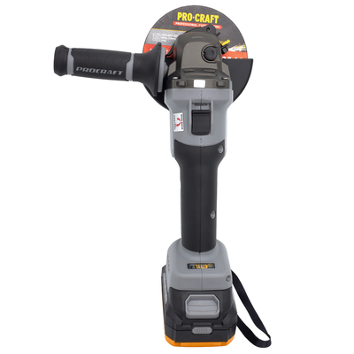 Акумуляторна болгарка Procraft industrial AG125A Сумка (1 акб та зп)